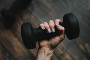 ways to boost metabolism - dumbbell