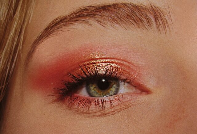 Wet look eyeshadow