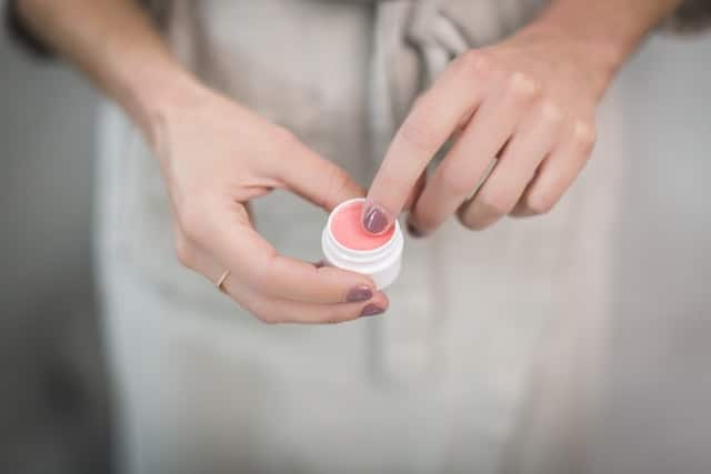Wet look eyeshadow