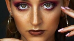 red eyeshadow makeup