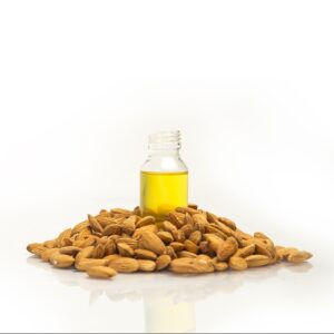 Almond oil for eyebrows and eyelashes